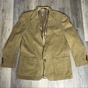 Land’s End Tan Corduroy Sport Coat Jacket